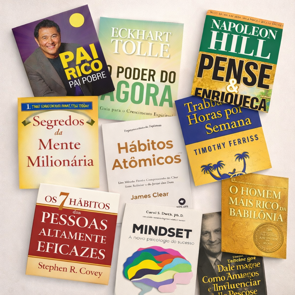 Coleção Essencial – 10 Livros que Moldam Mentalidade, Dinheiro e Disciplina (PDF)